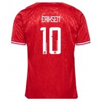 Billiga Danmark Christian Eriksen #10 Hemma fotbollskläder EM 2024 Kortärmad